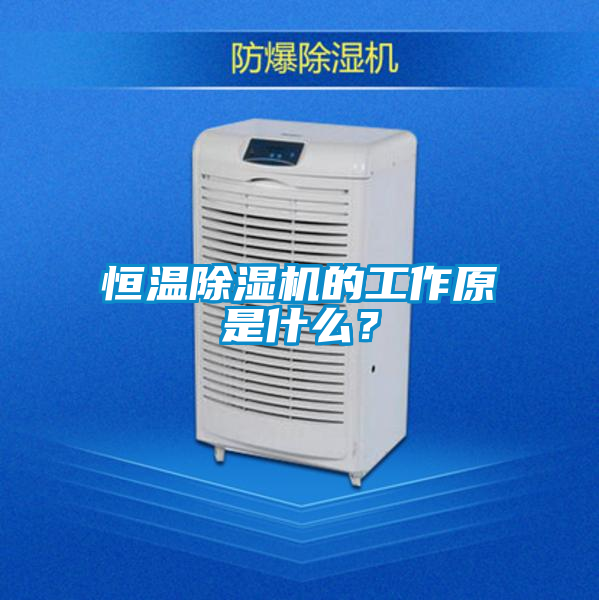 恒溫除濕機的工作原是什么？