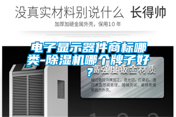 電子顯示器件商標哪類-除濕機哪個牌子好？