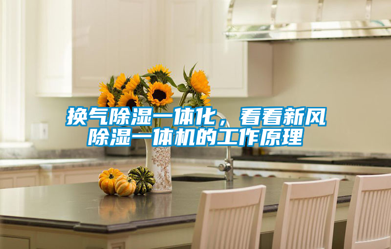 換氣除濕一體化，看看新風除濕一體機的工作原理