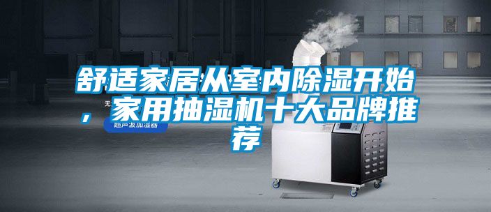 舒適家居從室內除濕開始，家用抽濕機十大品牌推薦
