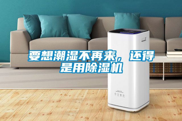 要想潮濕不再來，還得是用除濕機