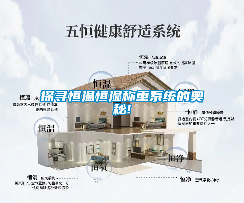探尋恒溫恒濕稱重系統的奧秘!