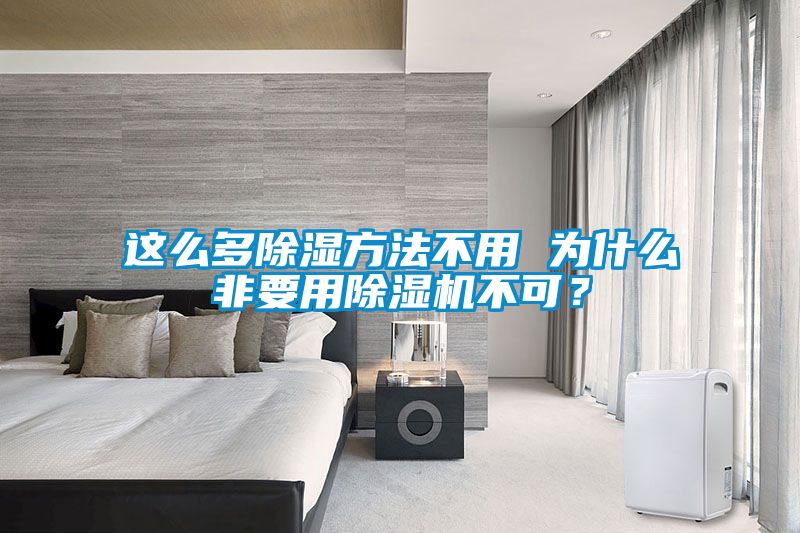 這么多除濕方法不用 為什么非要用除濕機不可？