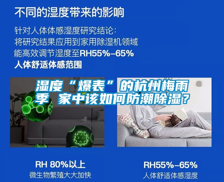 濕度“爆表”的杭州梅雨季 家中該如何防潮除濕？