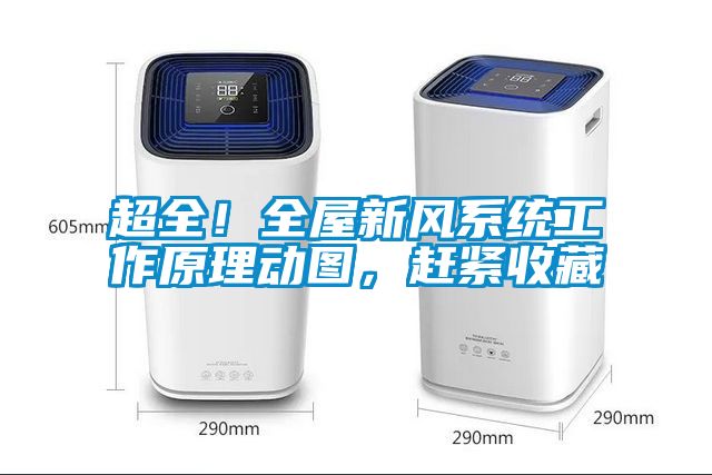 超全！全屋新風系統工作原理動圖，趕緊收藏