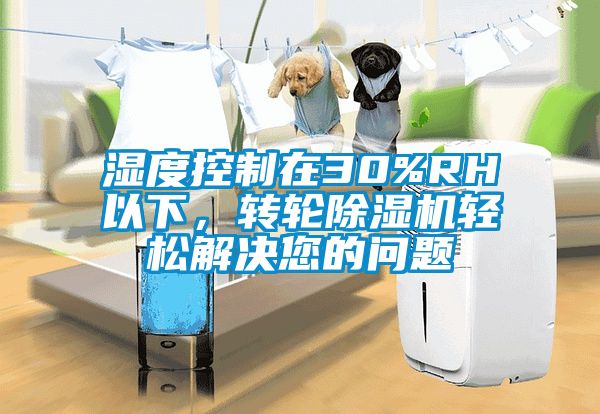 濕度控制在30%RH以下，轉輪除濕機輕松解決您的問題