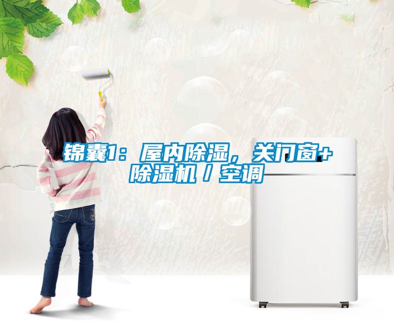 錦囊1：屋內除濕，關門窗+除濕機／空調