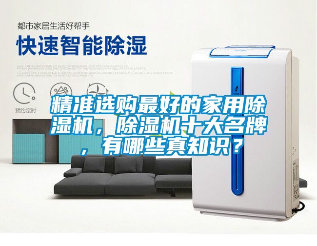精準選購最好的家用除濕機，除濕機十大名牌，有哪些真知識？