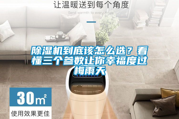 除濕機到底該怎么選？看懂三個參數讓你幸福度過梅雨天