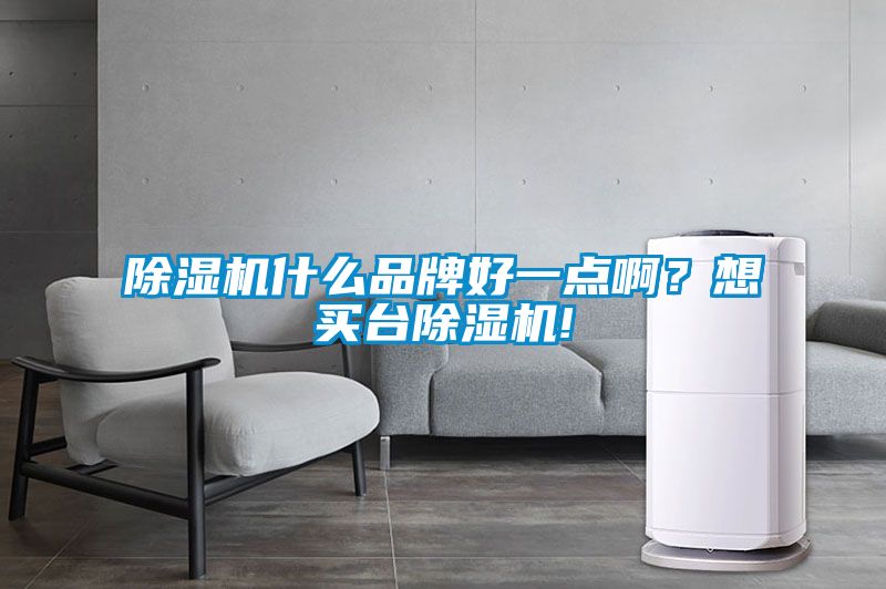 除濕機什么品牌好一點??？想買臺除濕機!