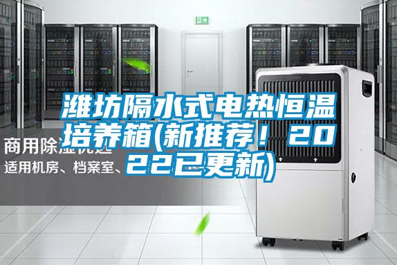 濰坊隔水式電熱恒溫培養箱(新推薦！2022已更新)