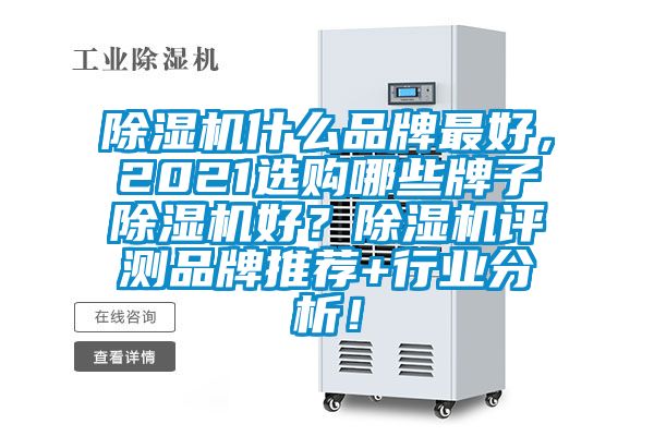 除濕機什么品牌最好，2021選購哪些牌子除濕機好？除濕機評測品牌推薦+行業分析！