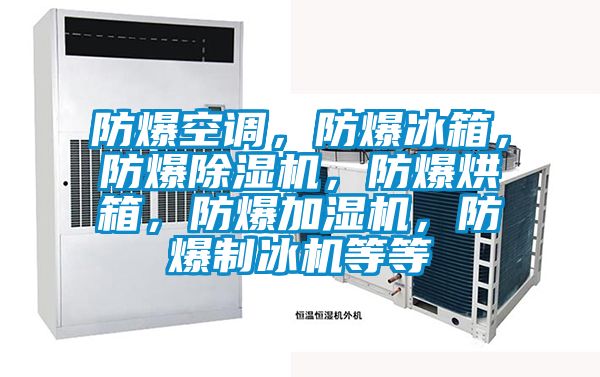 防爆空調，防爆冰箱，防爆除濕機，防爆烘箱，防爆加濕機，防爆制冰機等等