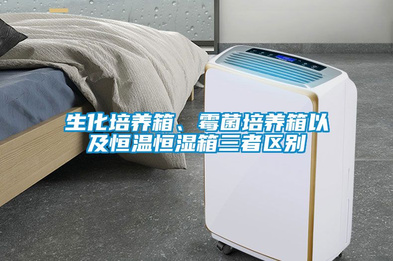 生化培養箱、霉菌培養箱以及恒溫恒濕箱三者區別