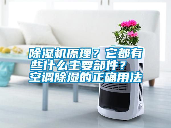 除濕機原理？它都有些什么主要部件？ 空調除濕的正確用法