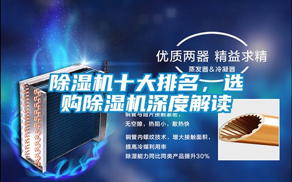 除濕機十大排名，選購除濕機深度解讀