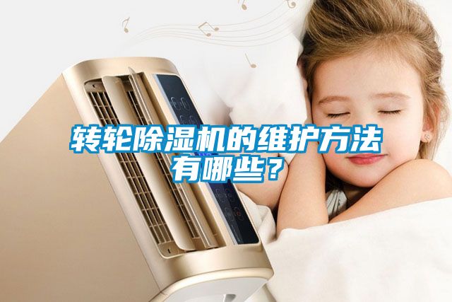 轉輪除濕機的維護方法有哪些？