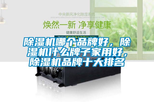 除濕機哪個品牌好，除濕機什么牌子家用好，除濕機品牌十大排名