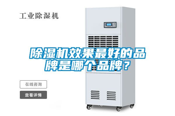 除濕機效果最好的品牌是哪個品牌？