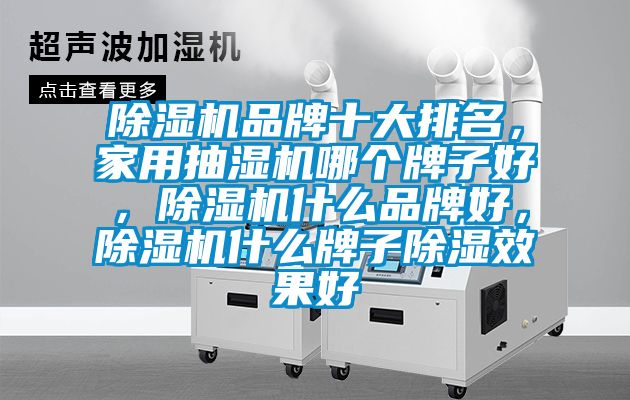 除濕機品牌十大排名，家用抽濕機哪個牌子好，除濕機什么品牌好，除濕機什么牌子除濕效果好