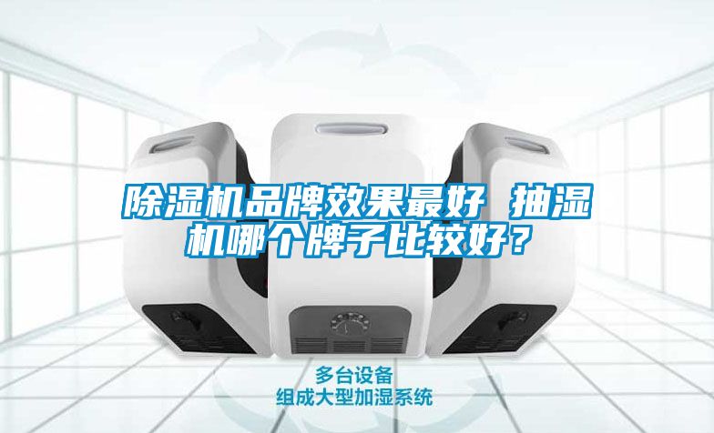 除濕機品牌效果最好 抽濕機哪個牌子比較好？