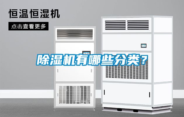 除濕機有哪些分類？