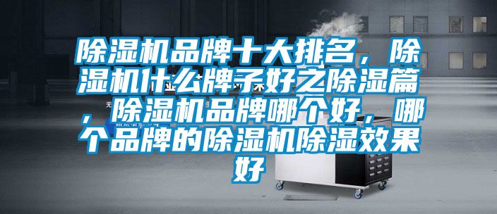 除濕機品牌十大排名，除濕機什么牌子好之除濕篇，除濕機品牌哪個好，哪個品牌的除濕機除濕效果好