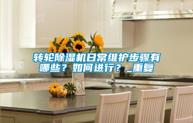轉輪除濕機日常維護步驟有哪些？如何進行？_重復