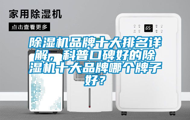 除濕機品牌十大排名詳解，科普口碑好的除濕機十大品牌哪個牌子好？