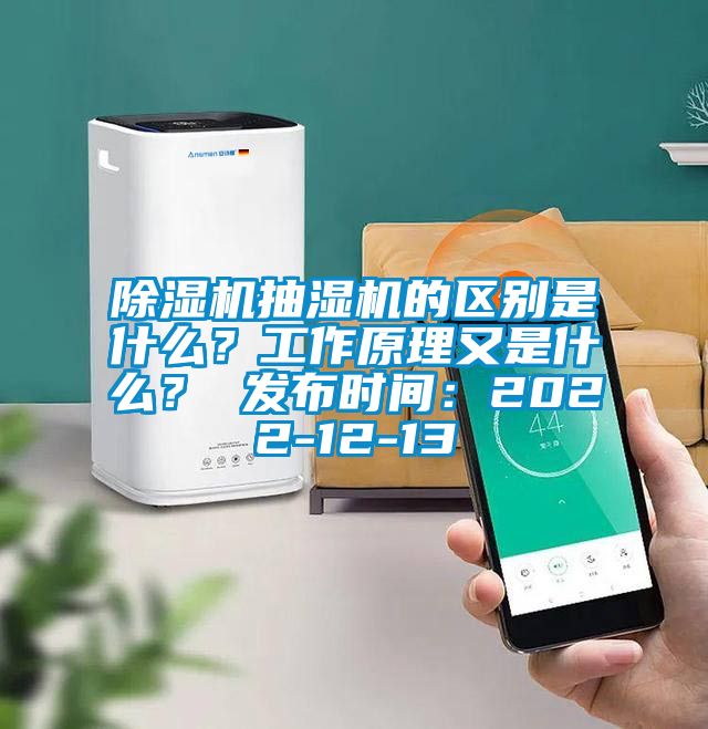 除濕機抽濕機的區別是什么？工作原理又是什么？ 發布時間：2022-12-13
