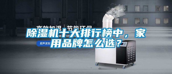 除濕機十大排行榜中，家用品牌怎么選？