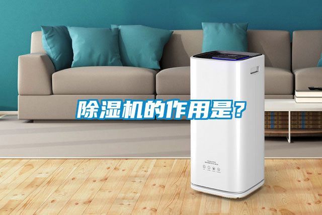 除濕機的作用是？