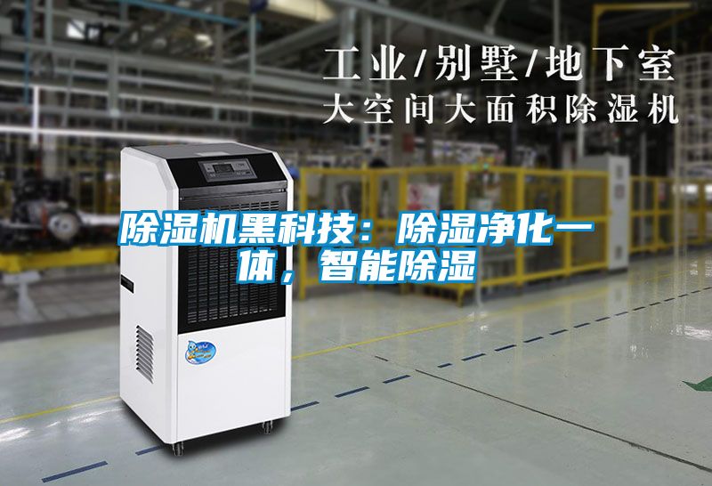 除濕機黑科技：除濕凈化一體，智能除濕