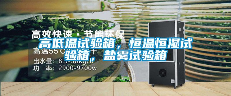 高低溫試驗箱，恒溫恒濕試驗箱，鹽霧試驗箱