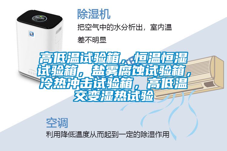 高低溫試驗箱，恒溫恒濕試驗箱，鹽霧腐蝕試驗箱，冷熱沖擊試驗箱，高低溫交變濕熱試驗