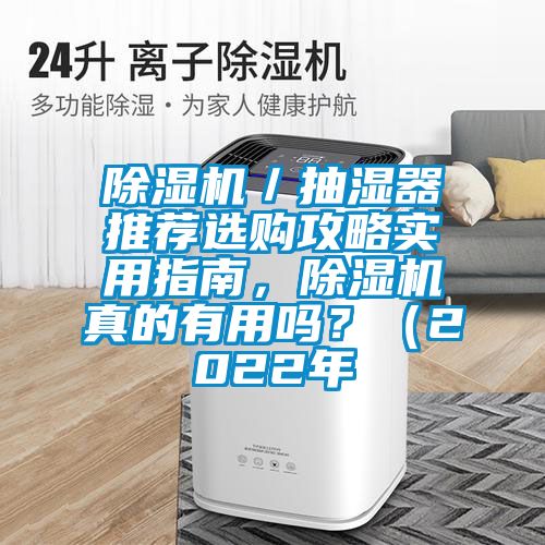 除濕機／抽濕器推薦選購攻略實用指南，除濕機真的有用嗎？（2022年