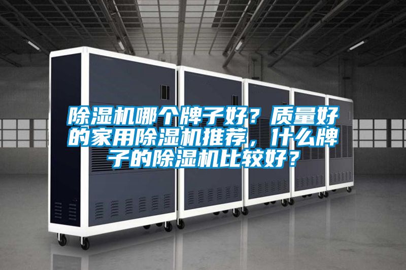 除濕機哪個牌子好？質量好的家用除濕機推薦，什么牌子的除濕機比較好？