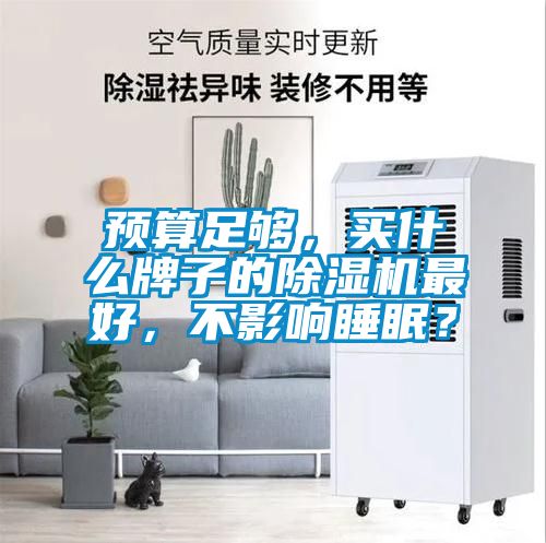 預算足夠，買什么牌子的除濕機最好，不影響睡眠？