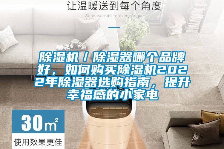 除濕機／除濕器哪個品牌好，如何購買除濕機2022年除濕器選購指南，提升幸福感的小家電