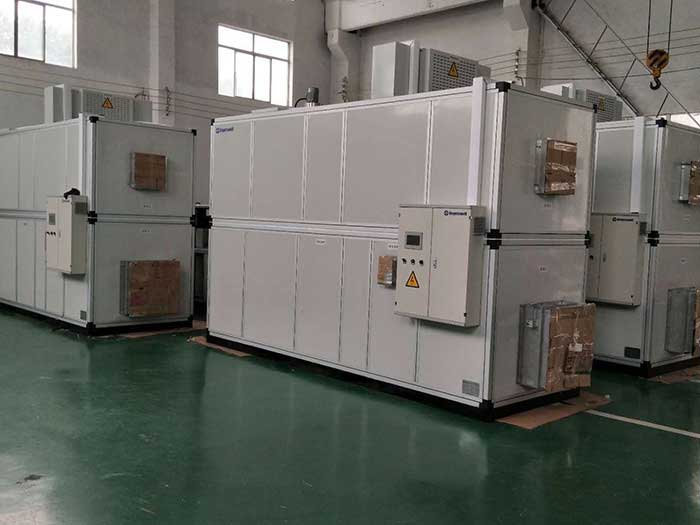 濟南銘威化工鋰電池鈷酸鋰零下40℃露點，三臺全新風轉輪除濕機組